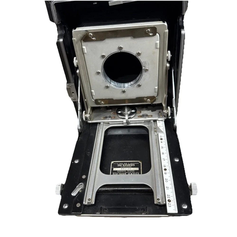 Antique Graflex Crown Graphic 4x5 Large Format Film Camera JAPAN Untested